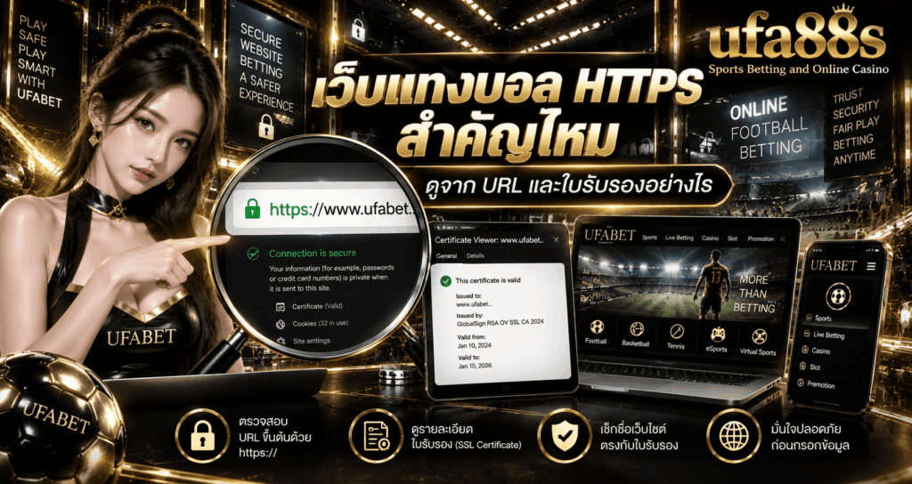 เว็บแทงบอล HTTPS สำคัญไหม