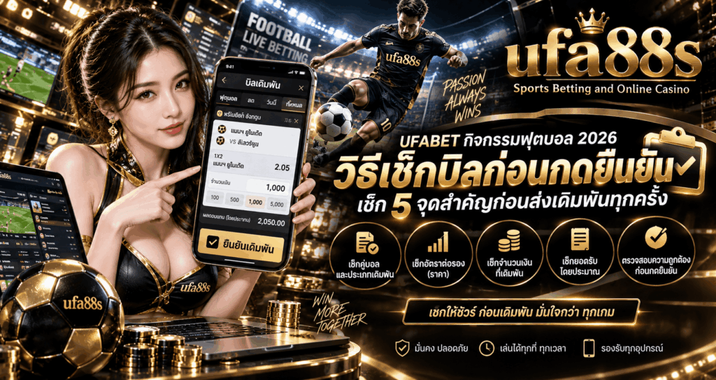 วิธีเช็กบิลก่อนกดยืนยัน