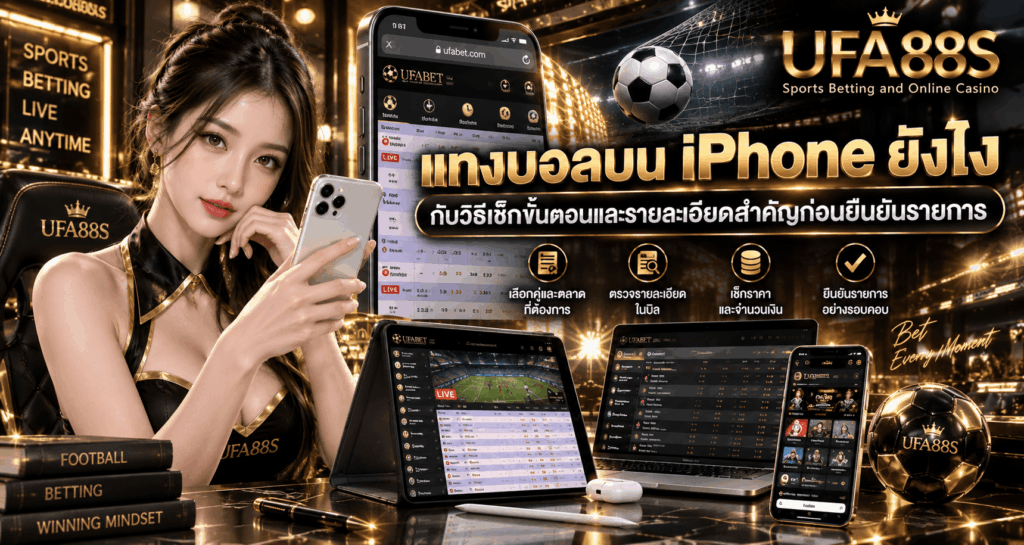 แทงบอลบน iPhone ยังไง