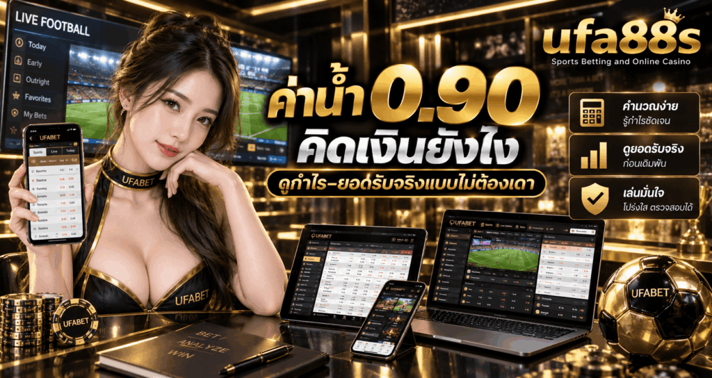 ค่าน้ำ 0.90 คิดเงินยังไง