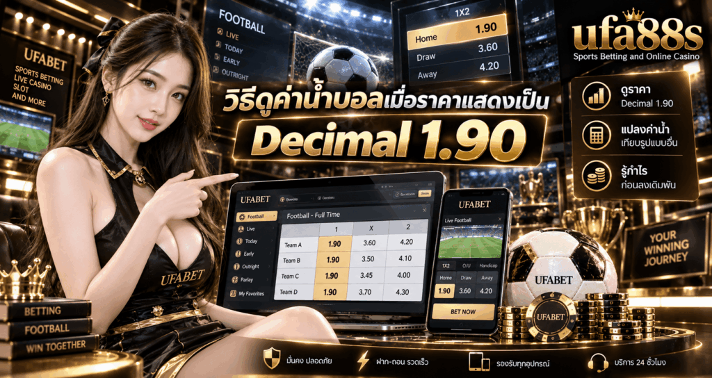 ราคา Decimal 1.90 คืออะไร