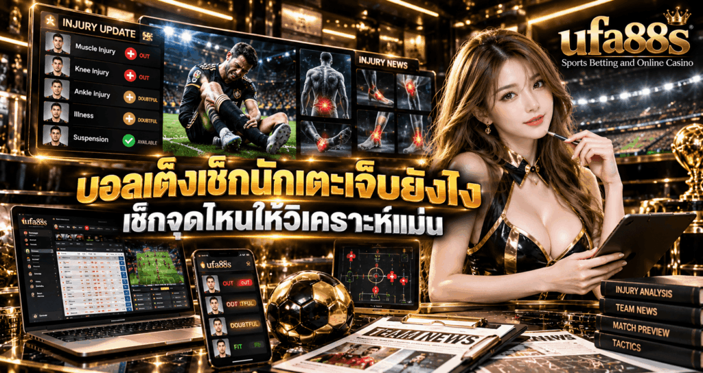 บอลเต็งเช็กนักเตะเจ็บยังไง