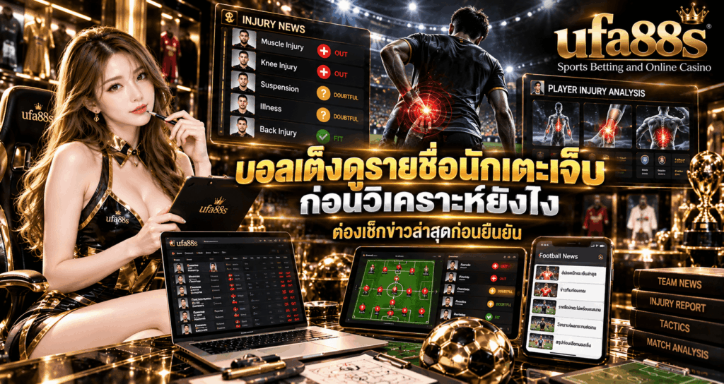 บอลเต็งเช็กนักเตะเจ็บยังไง