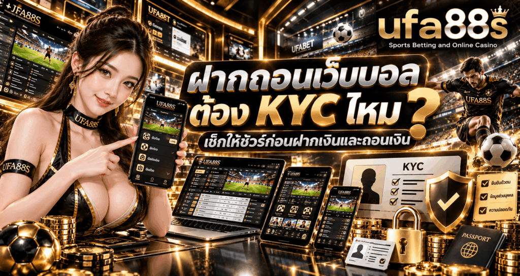 ฝากถอนเว็บบอลต้อง KYC ไหม