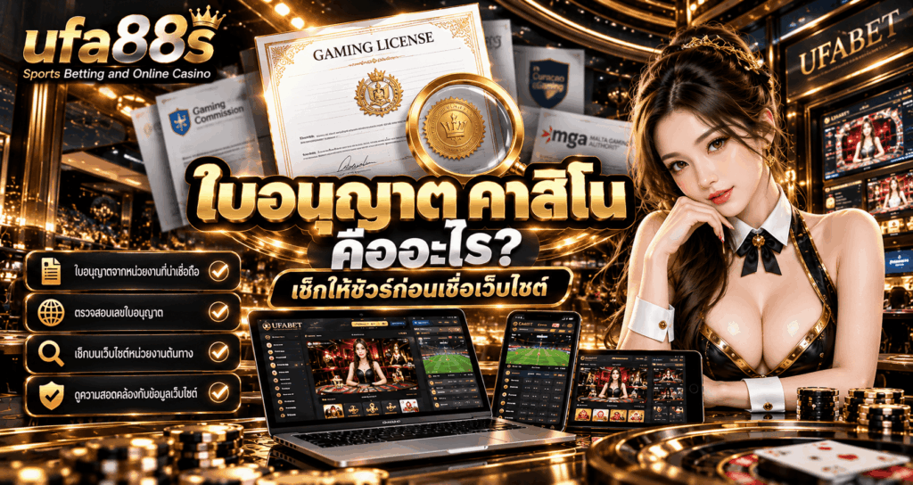 ใบอนุญาต คาสิโน