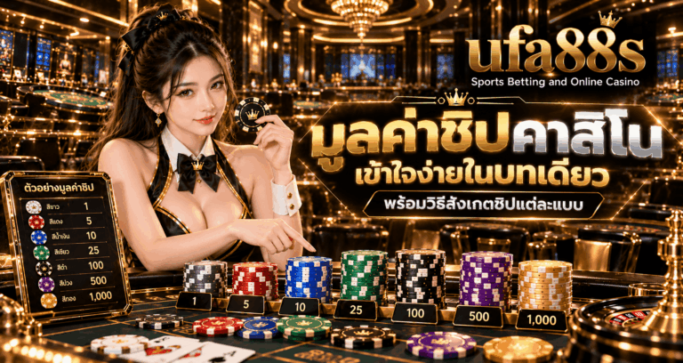 มูลค่าชิปคาสิโน