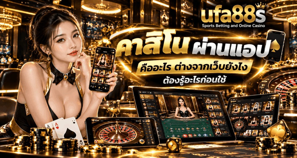 คาสิโน ผ่านแอป