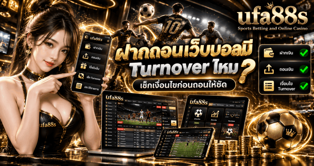 ฝากถอนเว็บบอลมี turnover ไหม