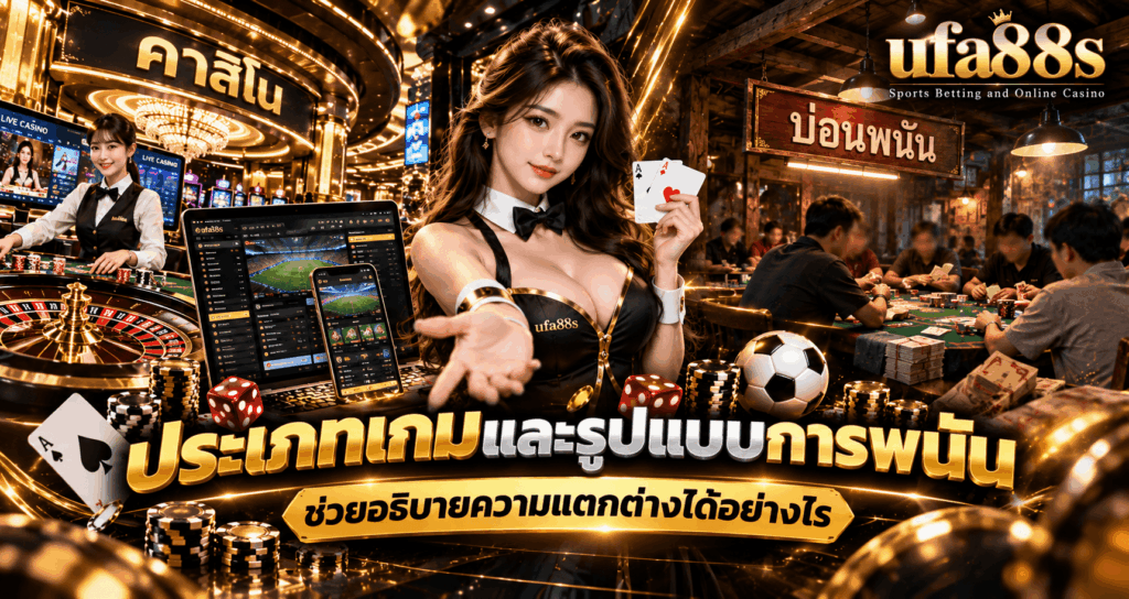 คาสิโน กับบ่อนพนัน