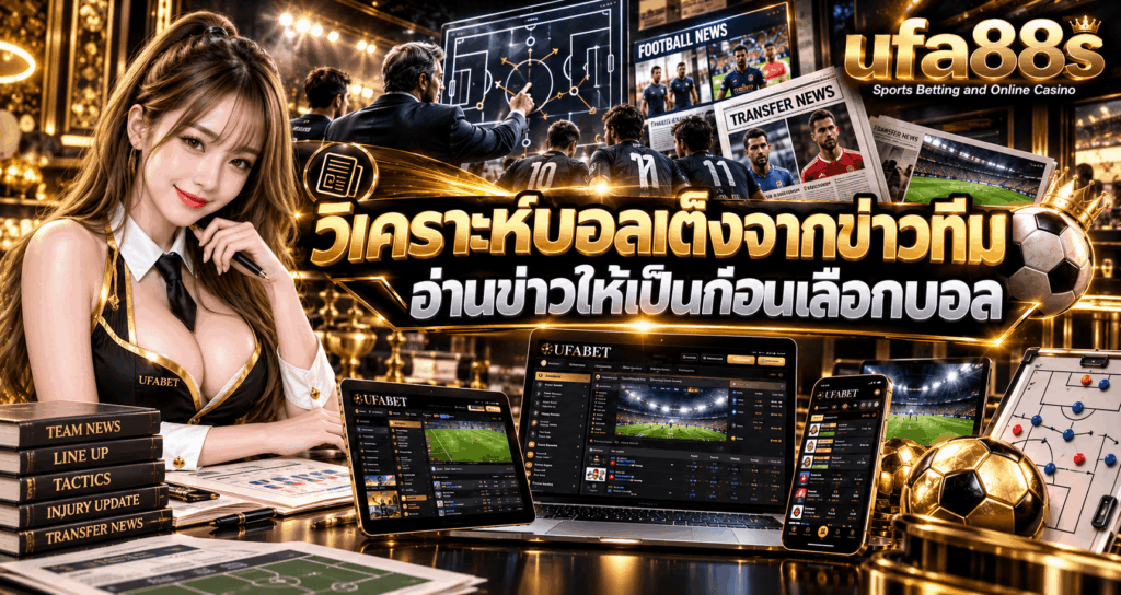 วิเคราะห์บอลเต็งจากข่าวทีม